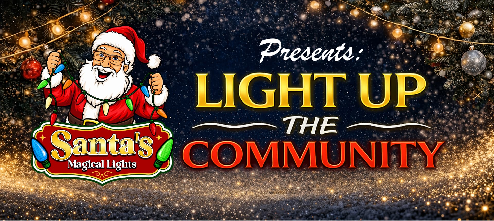 Santa's Magical Lights presents Light Up The Community